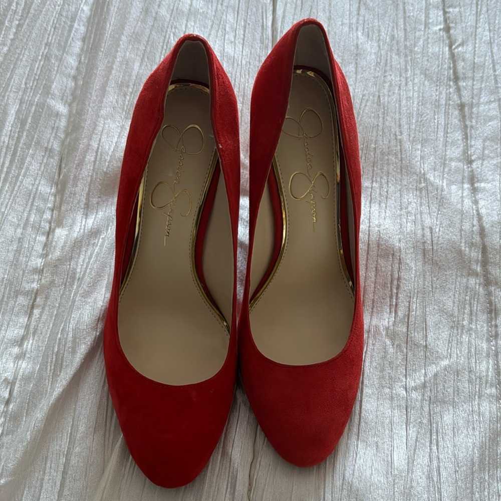 Jessica Simpson shoes red